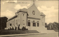 St. Margaret's R. C. Church Spring Lake, NJ Postcard Postcard