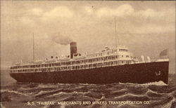 SS Fairfax Postcard