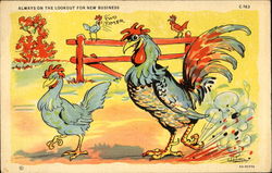 Always On The Lookout For New Business Postcard