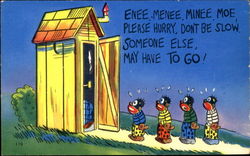 Outhouse Postcard