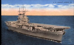 U. S. Aircraft Carrier Postcard