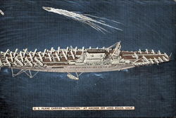 U. S. Plane Carrier Lexington Postcard