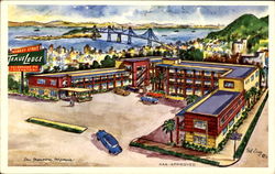 Market Street Travelodge San Francisco, CA Postcard Postcard