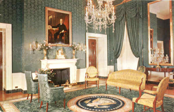 The Green Room, White House, White House Washington District of Columbia