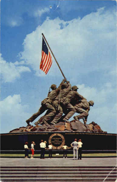 United States Marine Corps War Memorial, Iwo Jima Statue Washington District of Columbia