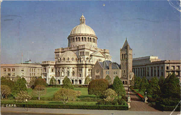 The First Church of Christ Boston Massachusetts