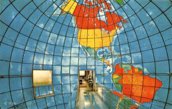 Mapparium-Western Hemisphere Boston Massachusetts