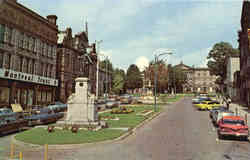 Cenotaph Square Street Scene Brockville, ON Canada Ontario Postcard Postcard