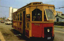 Virginia Beach Trolley Postcard