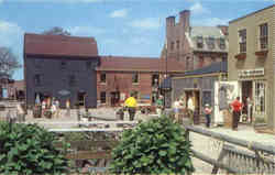 Bowen's Wharf Newport, RI Postcard Postcard