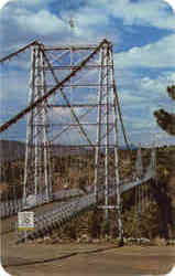 Vista of the Royal Gorge Bridge Cañon City, CO Postcard Postcard