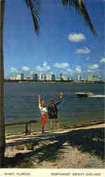 Northwest Orient Airlines Miami, FL Postcard Postcard