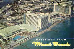 A bird's eye view of the fabulous Gold Coast Postcard