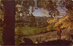 The Village of Stowe Vermont Postcard Postcard