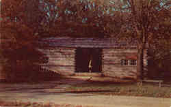 Miller and Kelso Residence, New Salem State Park Postcard