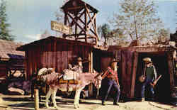 Gold Mine Tunnel Entrance, Ghost Town Knott's Berry Farm Buena Park, CA Postcard Postcard