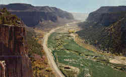 Unaweep Canyon Scenic, CO Postcard Postcard