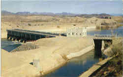 Squaw Dam Colorado River Postcard