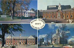 Mount Vernon Ohio's Colonial City Postcard Postcard