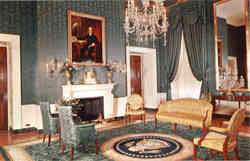 The Green Room, White House Postcard