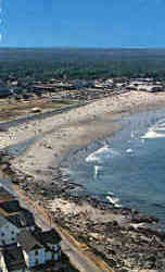 Air view of short sands Postcard
