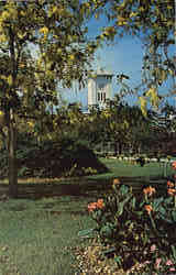 Victoria Park with Kingston Parish Church in background Jamaica Postcard Postcard