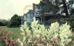 A Typically beautiful Sea Captains home Nantucket, MA Postcard Postcard