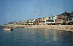 Garvins, Rainbow Row, Hawks Nest Beach Old Lyme, CT Postcard Postcard