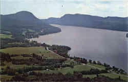 Aerial View of Lake Willoughby Postcard