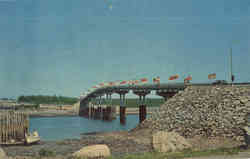 Franklin D. Roosevelt Memorial Bridge Lubec, ME Postcard Postcard