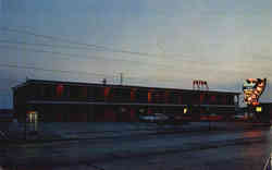 Flamingo Motel Postcard