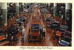 Antique Automobiles, Henry Ford Museum Dearborn, MI Postcard Postcard