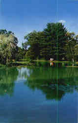 Reflections in the Pond Concord, NH Postcard Postcard