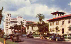 City Hall And New Florida Hotel Lakeland, FL Postcard Postcard