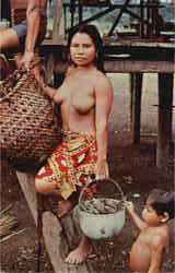 Woman belonging to the Waunana tribe Panama Risque & Nude Postcard Postcard