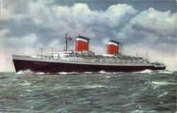 S.S. United States Postcard