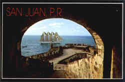 San Felipe del Morro castle San Juan, PR Puerto Rico Postcard Postcard