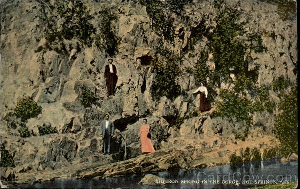 Big Iron Spring In The Gorge Hot Springs Arkansas