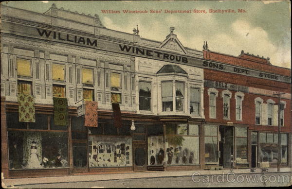 William Winetroub Sons' Department Store Shelbyville Missouri