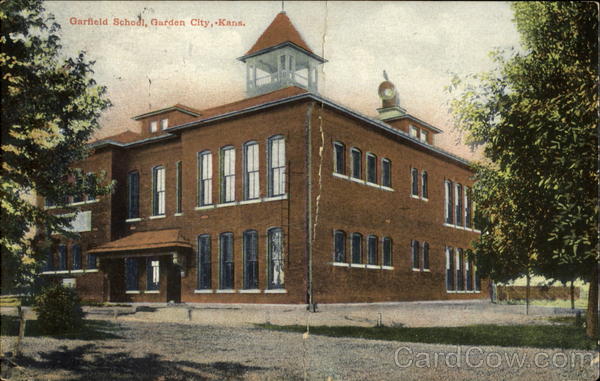 1911 Garden City Ks Garfield School Ks Finney County Walter Harvey