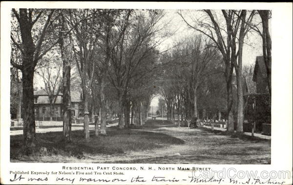 Residential Part Concord, North Main Street New Hampshire
