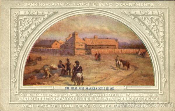 The First Fort Dearborn Built In 1803 Cowboy Western