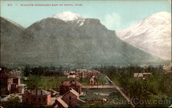 Wasatch Mountains East Of Provo Utah