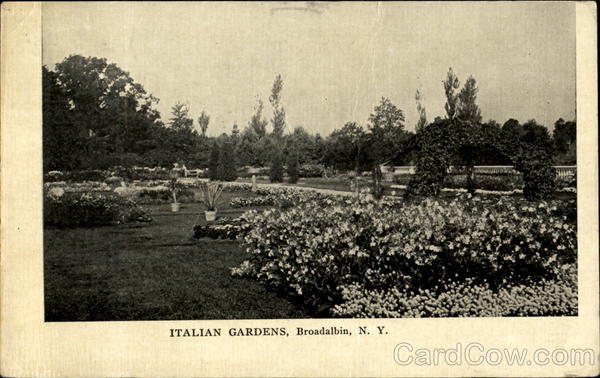 Italian Gardens Broadalbin New York