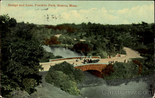 Bridge And Lake, Franklin Park Boston Massachusetts