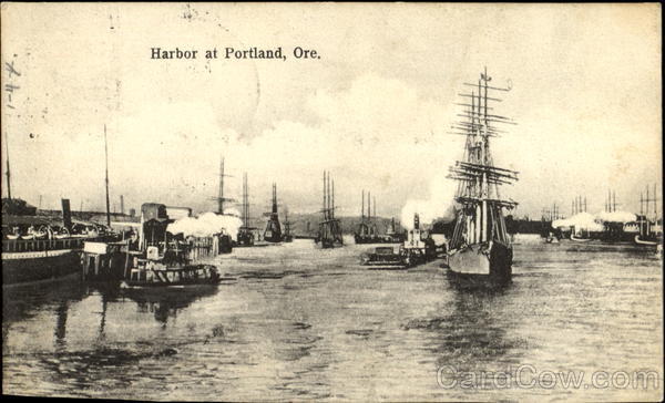 Harbor At Portland Oregon