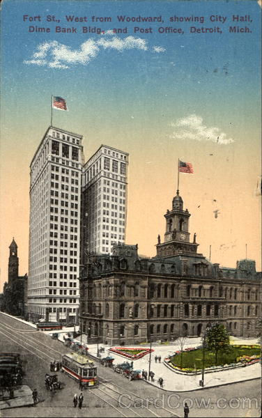 Fort St Detroit Michigan