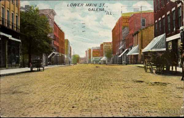 Lower Main St Galena Illinois