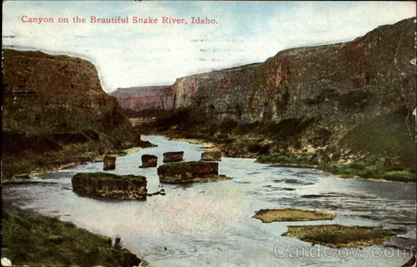 Canyon On The Beautiful Snake River Scenic Idaho