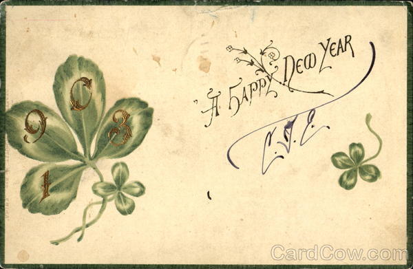 A Happy New Year 1903 New Year's